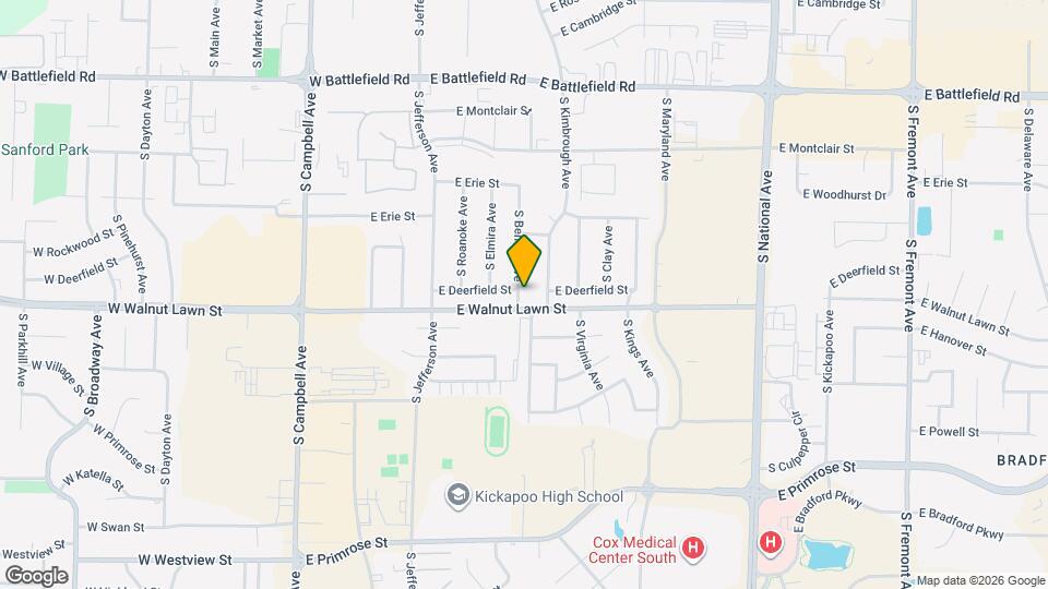 3346 S Benton Ave Map and Location Details