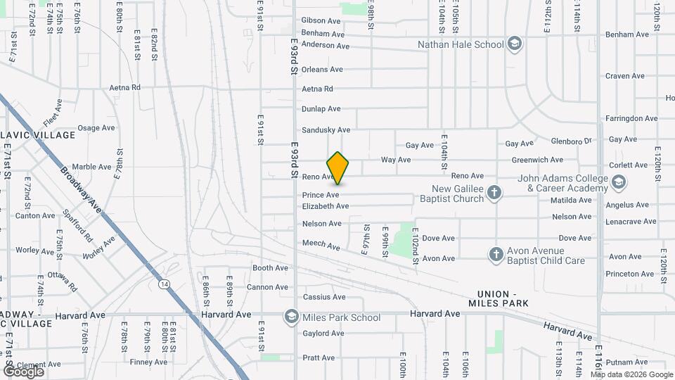 9517 Prince Ave Map and Location Details