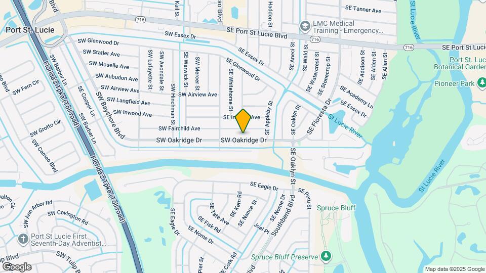 399 SE Oakridge Dr Map and Location Details