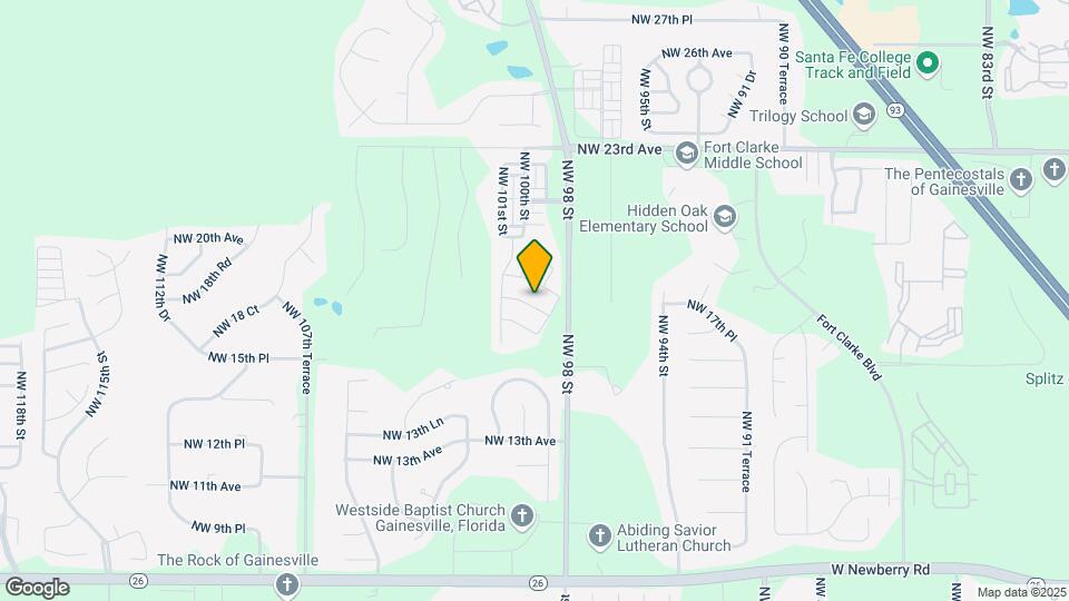 9910 NW 17th Rd Mapa y Detalles de la Ubicación