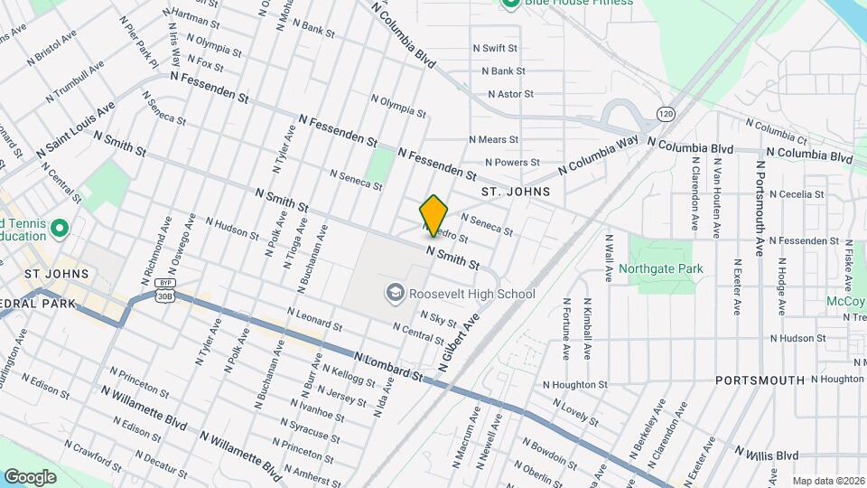 6941 N Smith St Map and Location Details