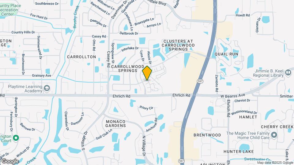 Villas at Carrollwood Map and Location Details