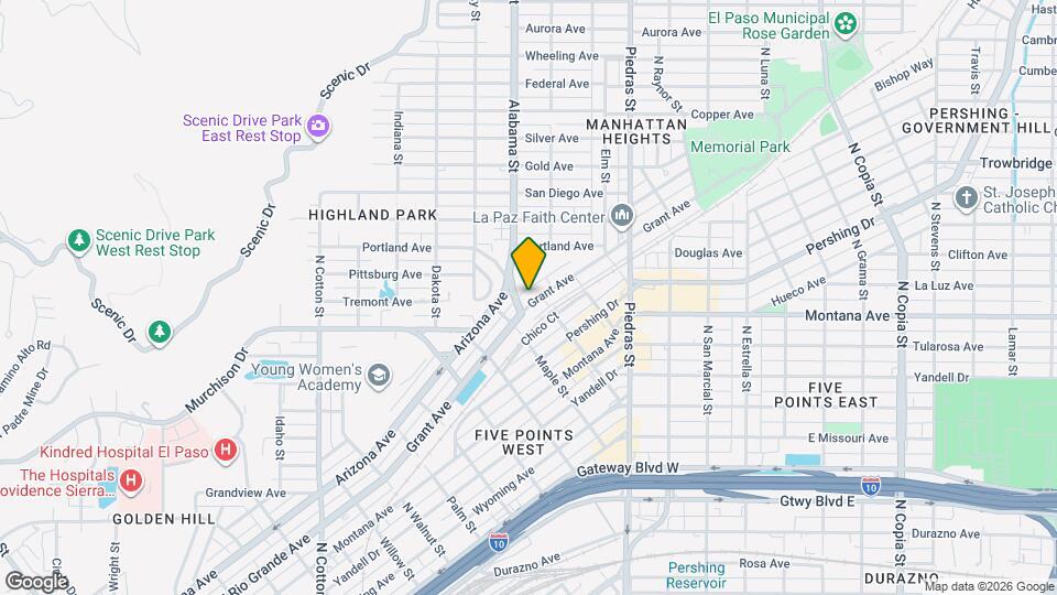 2723 Grant Ave Map and Location Details