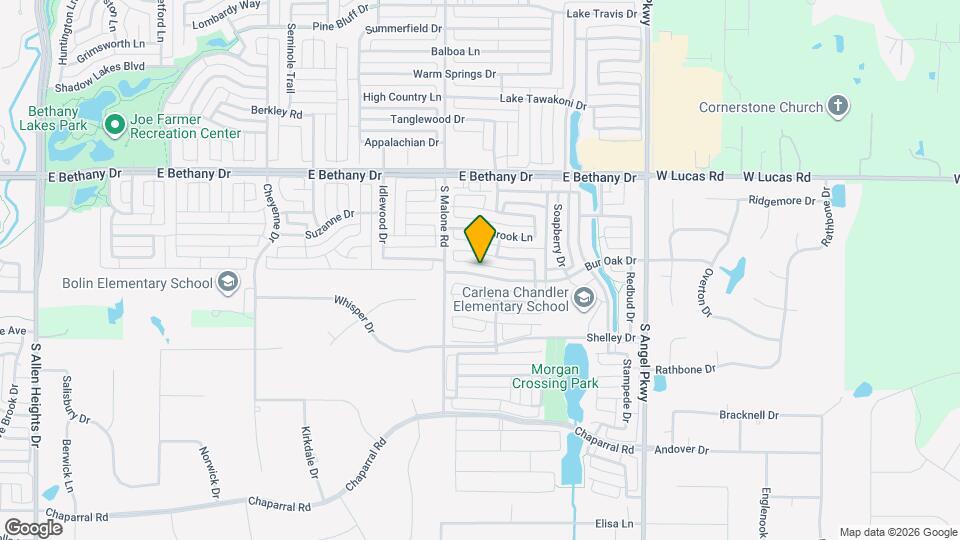 1615 Bur Oak Dr Map and Location Details