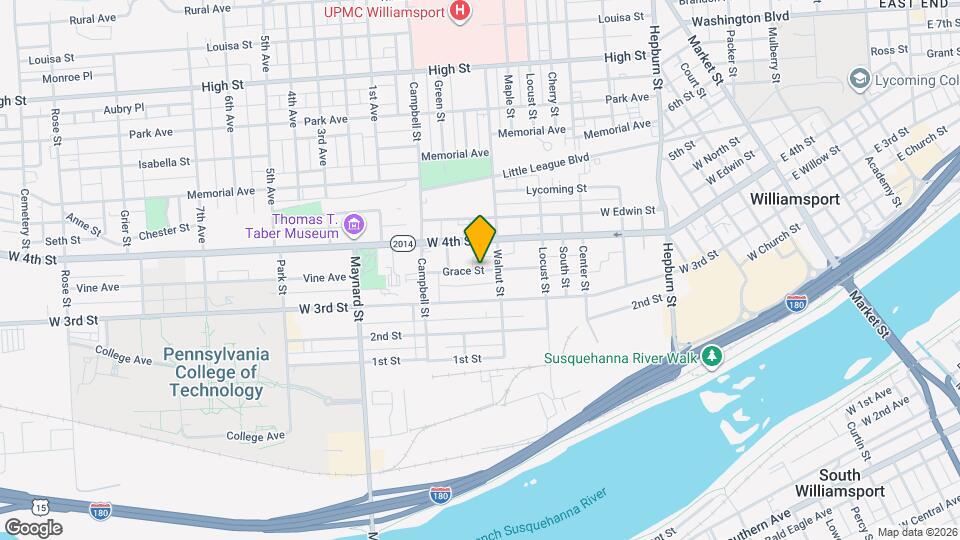 722 Grace St, Unit 722 Map and Location Details