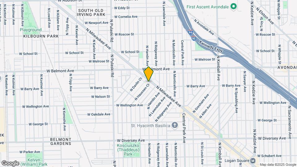 3115 N Haussen Ct Map and Location Details