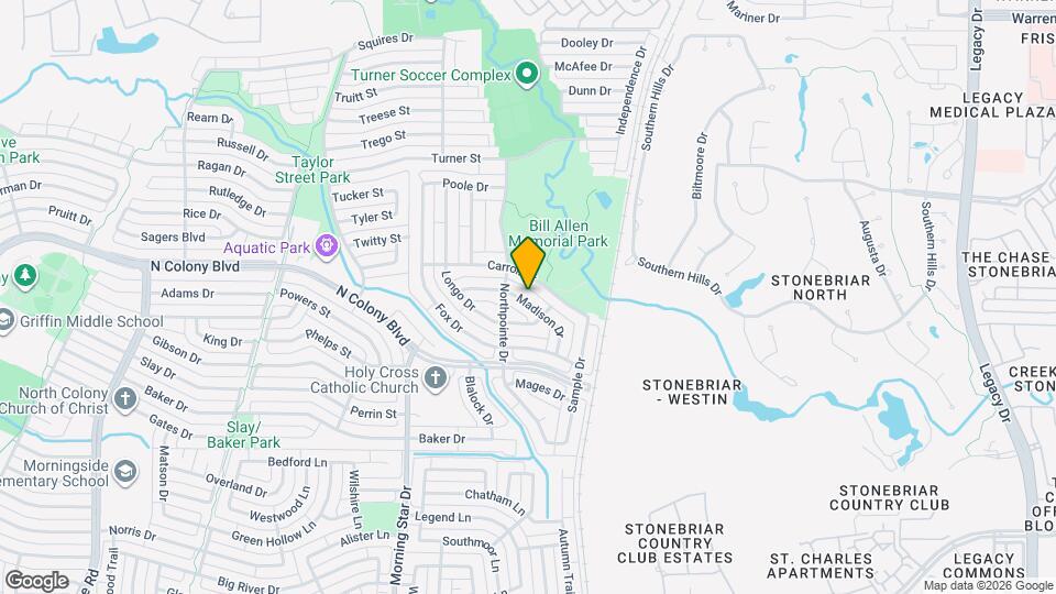 5916 Madison Dr Mapa y Detalles de la Ubicación