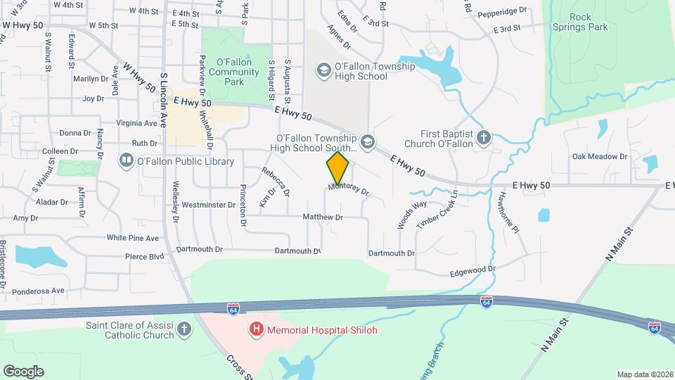 803 Monterey Dr Map and Location Details