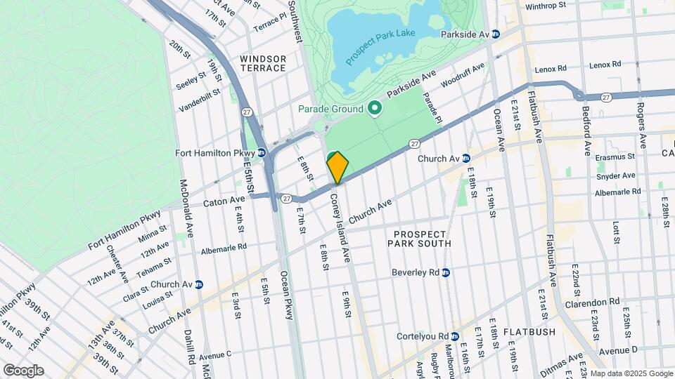 399-401 Coney Island Ave Mapa y Detalles de la Ubicación