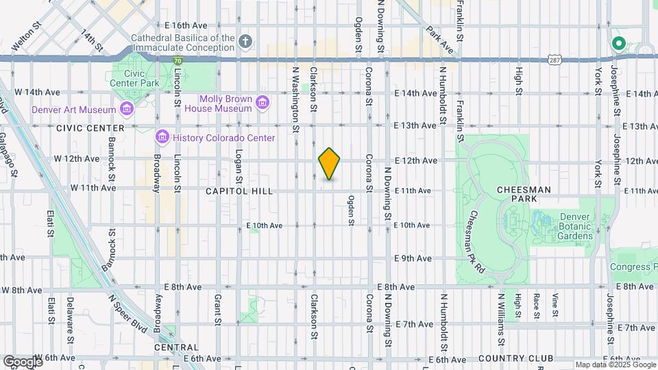 1109 Emerson St Map and Location Details