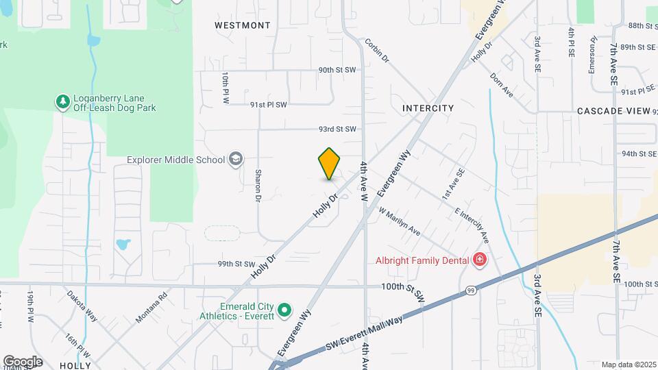 9516 Holly Dr Map and Location Details