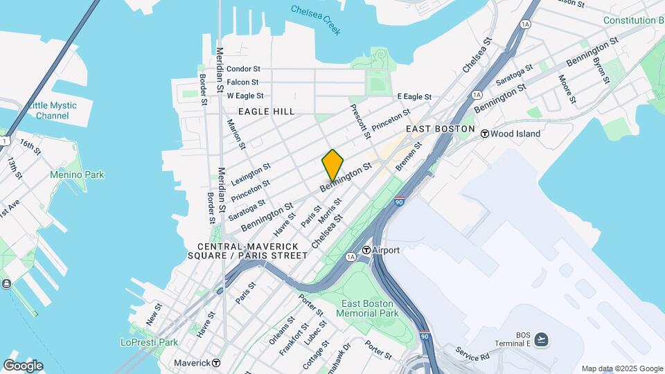 181 Bennington St, Unit #3 Mapa y Detalles de la Ubicación