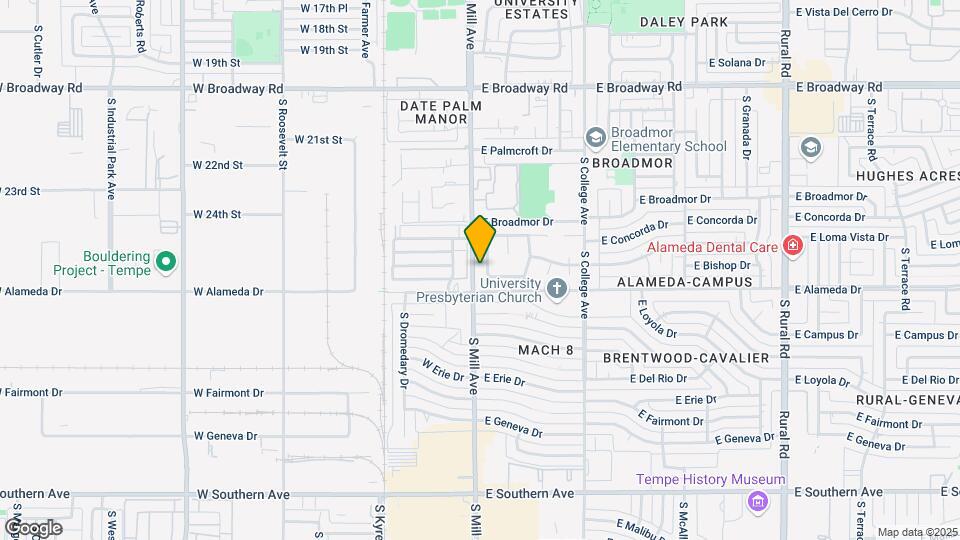 2534 S Grandview Ave Map and Location Details