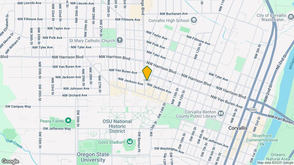 1745 NW Jackson Ave Map and Location Details