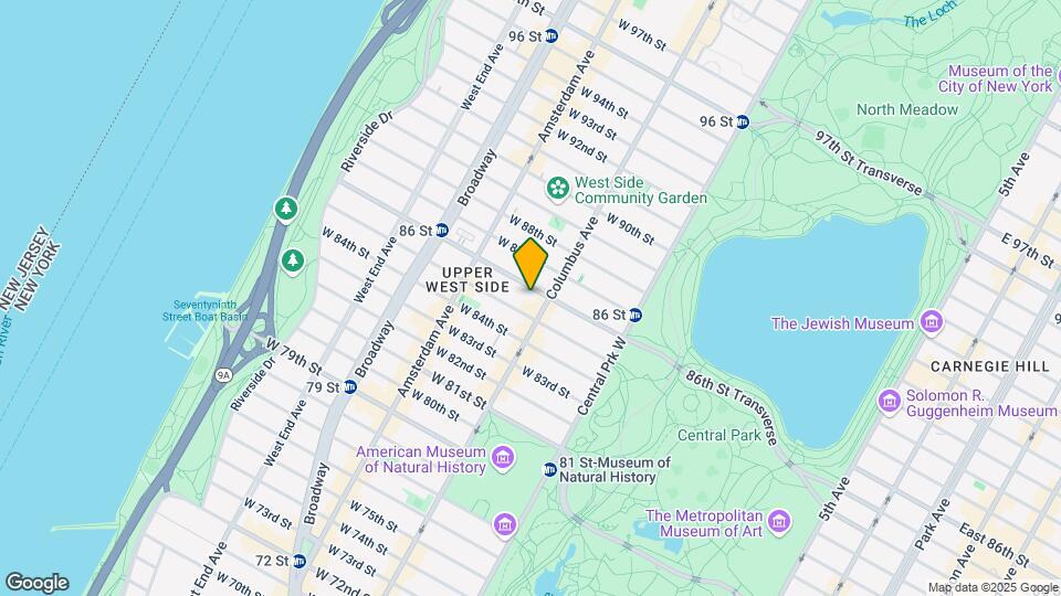112 W 86th St Map and Location Details