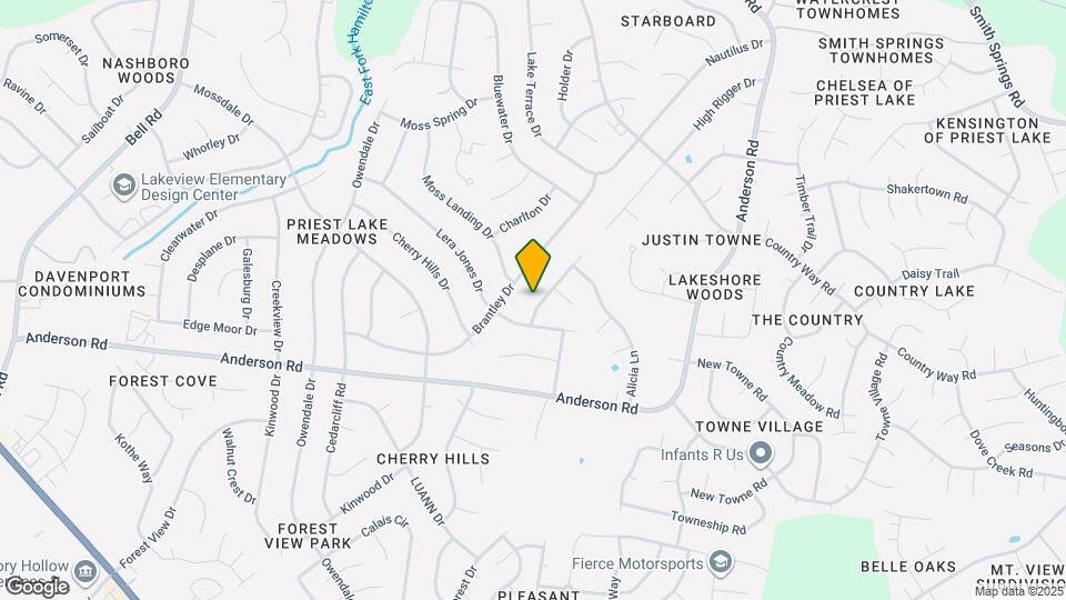 2813 Louise Russell Dr Mapa y Detalles de la Ubicación