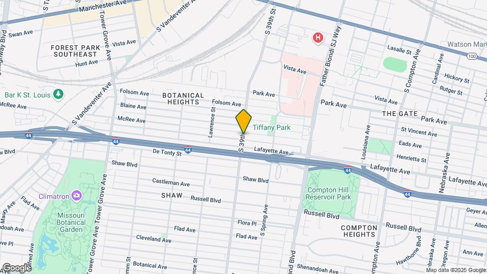 1646 S 39th St Map and Location Details