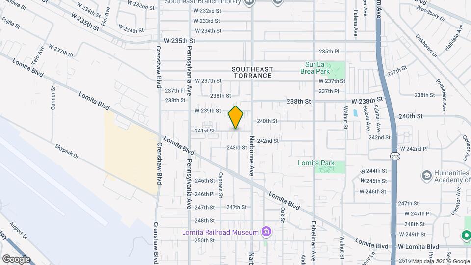 2240 241st St Map and Location Details