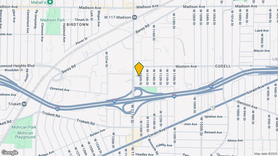 3058 W 116th St Map and Location Details