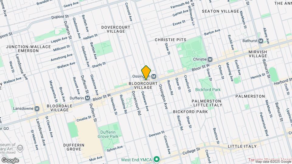 928 Bloor St W Map and Location Details