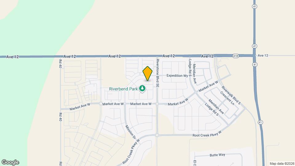 823 Blue Oak Lane W Map and Location Details