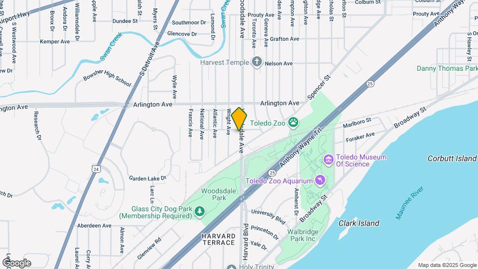 1010 Woodsdale Ave Map and Location Details