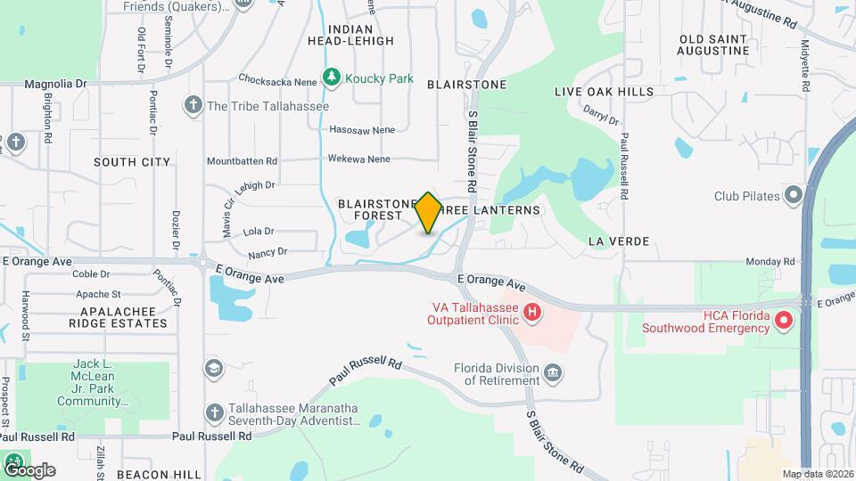 1730 Beechwood Cir N Map and Location Details