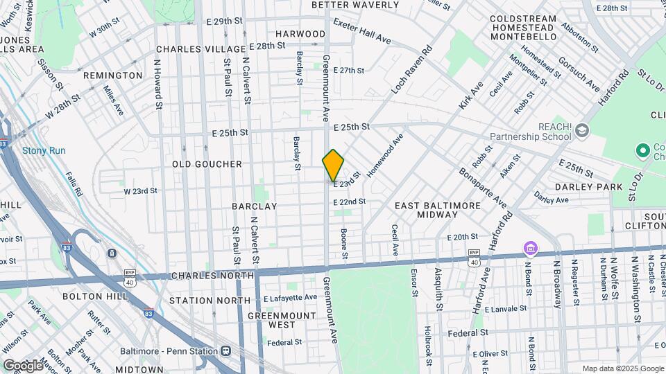 509 E 23rd St Mapa y Detalles de la Ubicación