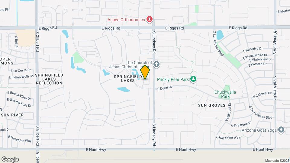 6457 S Pinaleno Pl Map and Location Details