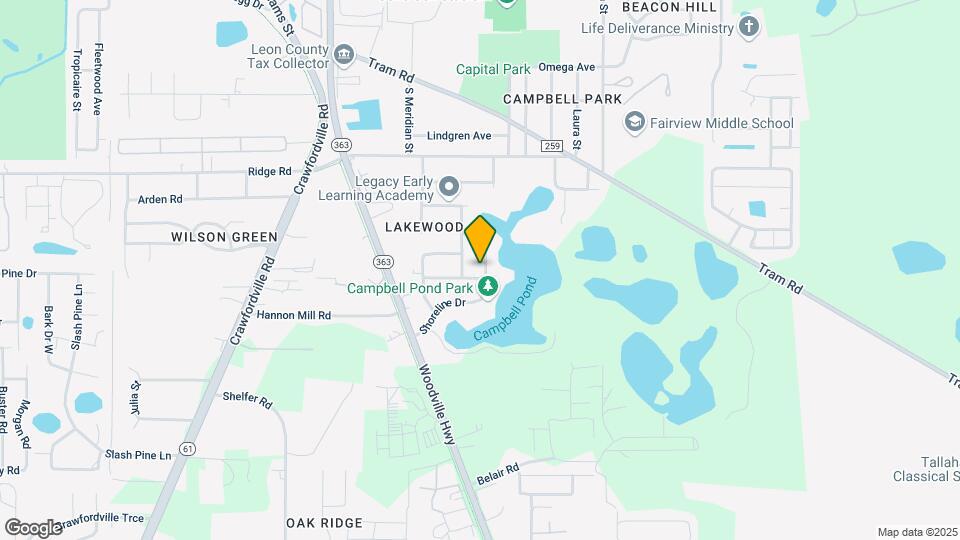 3612 Shoreline Dr Mapa y Detalles de la Ubicación