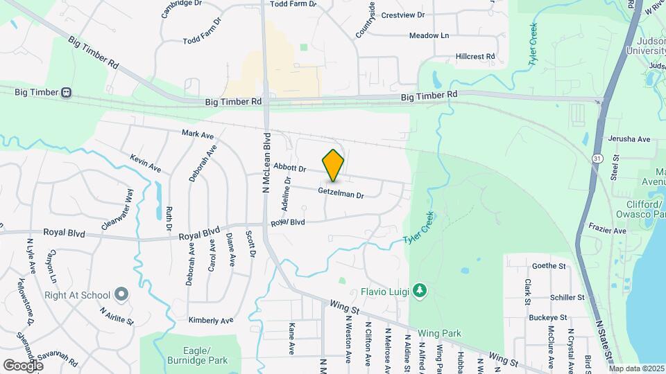 1370 Getzelman Dr Map and Location Details
