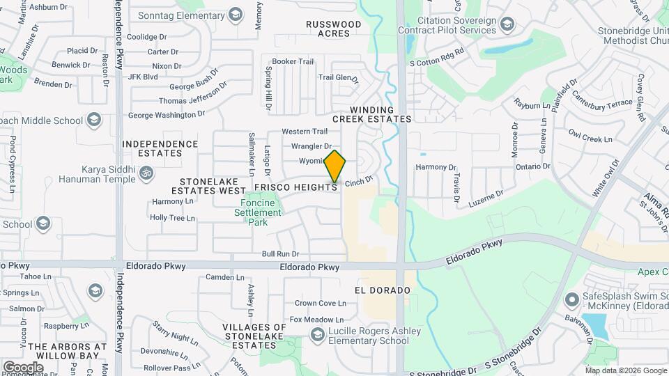 15858 Durango Dr Map and Location Details