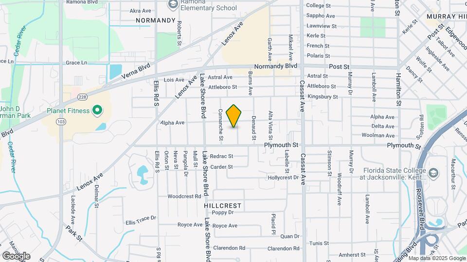 1160 Mohawk St Map and Location Details