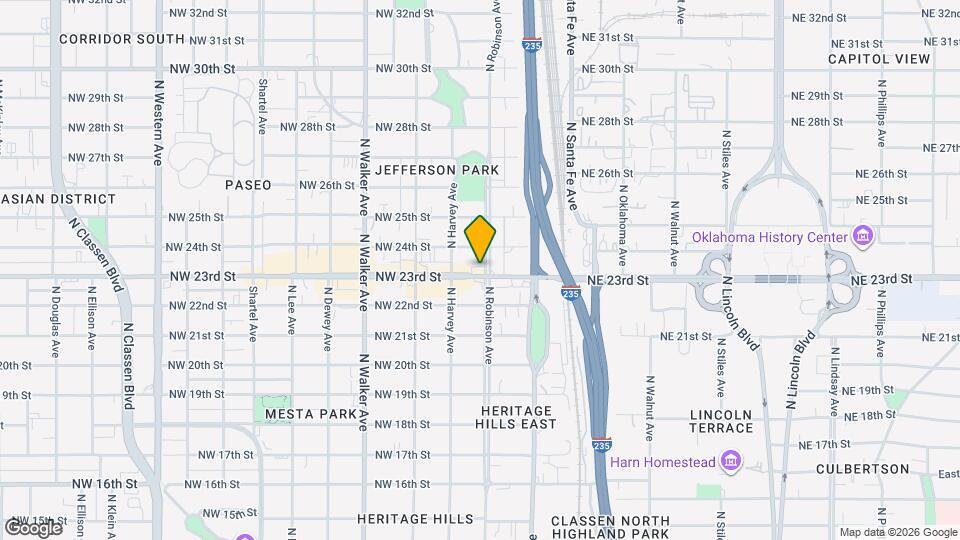 201 NW 23rd St Map and Location Details