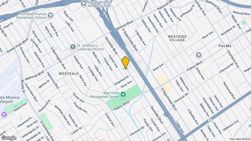 3261 Sawtelle Blvd Map and Location Details