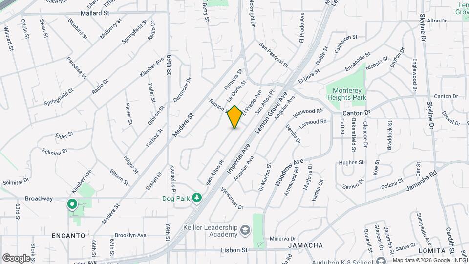 1623 El Prado Ave Map and Location Details