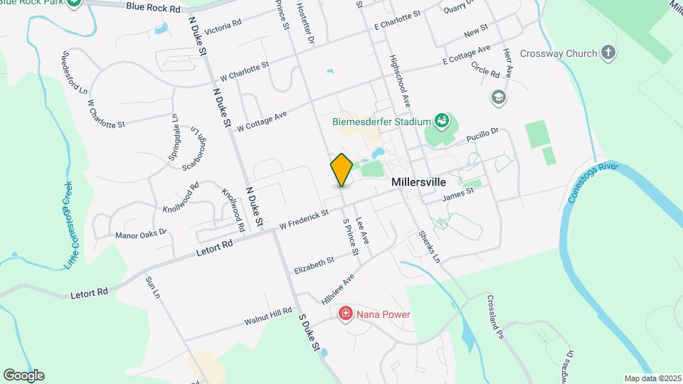 18 N Prince St Mapa y Detalles de la Ubicación