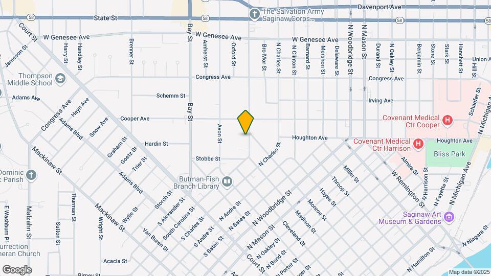 1439 N Carolina St Map and Location Details
