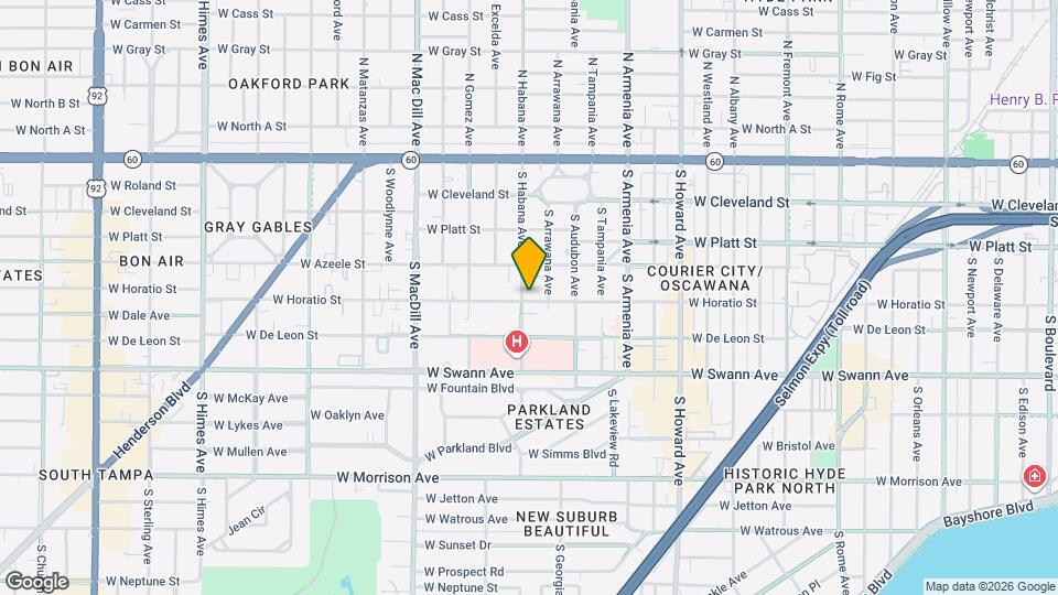 422 S Habana Ave Map and Location Details