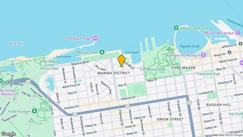 3721-3723 Webster St Mapa y Detalles de la Ubicación