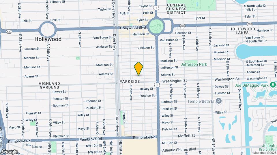 1922 Adams St, Unit #1 Mapa y Detalles de la Ubicación