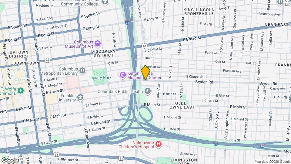 705 Bryden Rd Map and Location Details