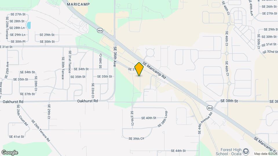 3544 SE 37th Ave Rd Map and Location Details