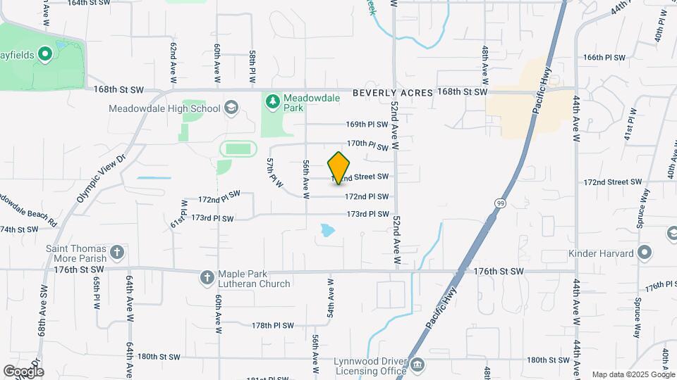 5419 172nd Pl SW Mapa y Detalles de la Ubicación