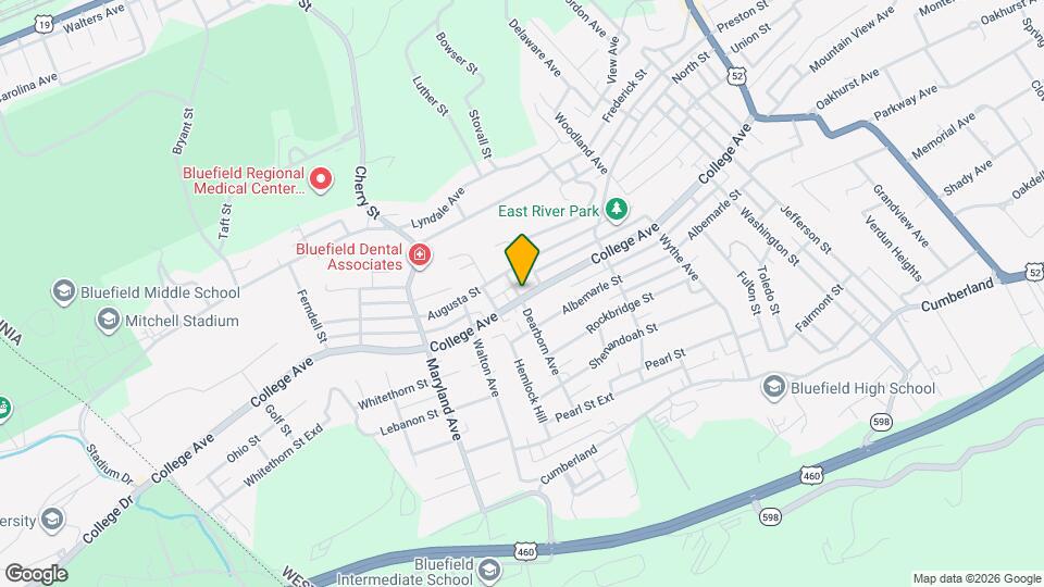 916 College Ave Map and Location Details