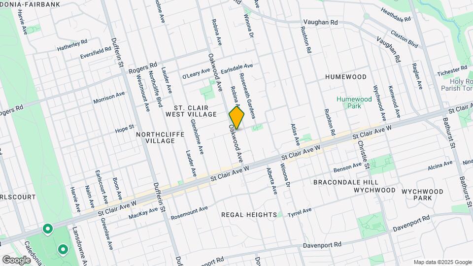 25 Glenhurst Av Map and Location Details