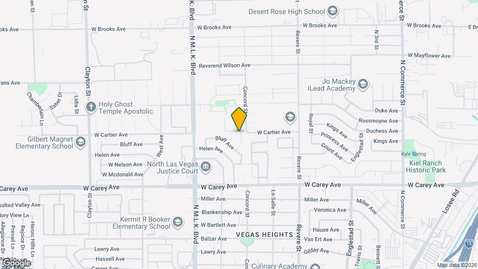 2605 Tuskegee St Map and Location Details