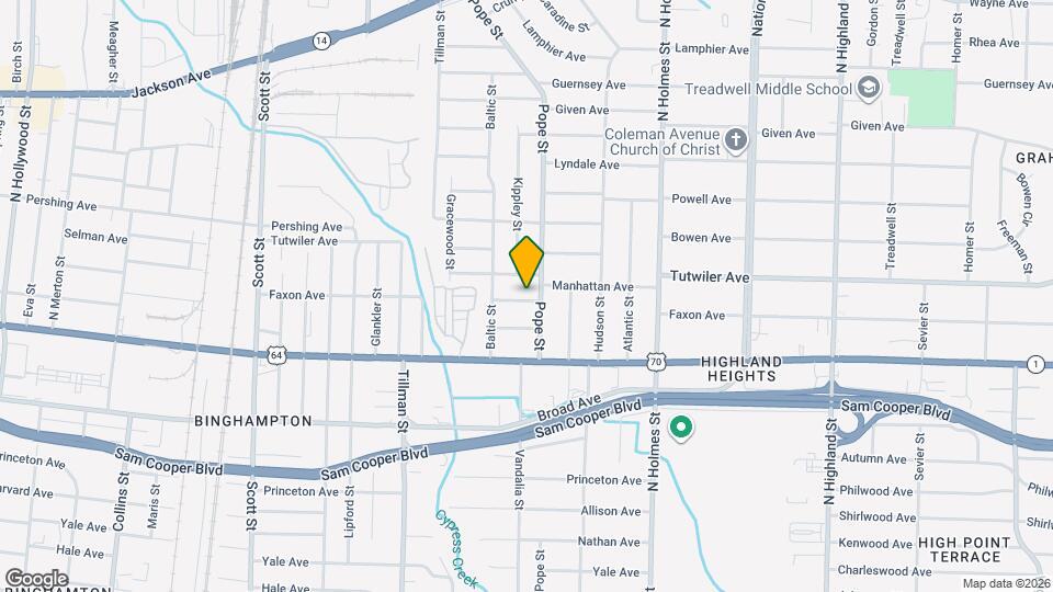 3134 Pacific Ave Map and Location Details