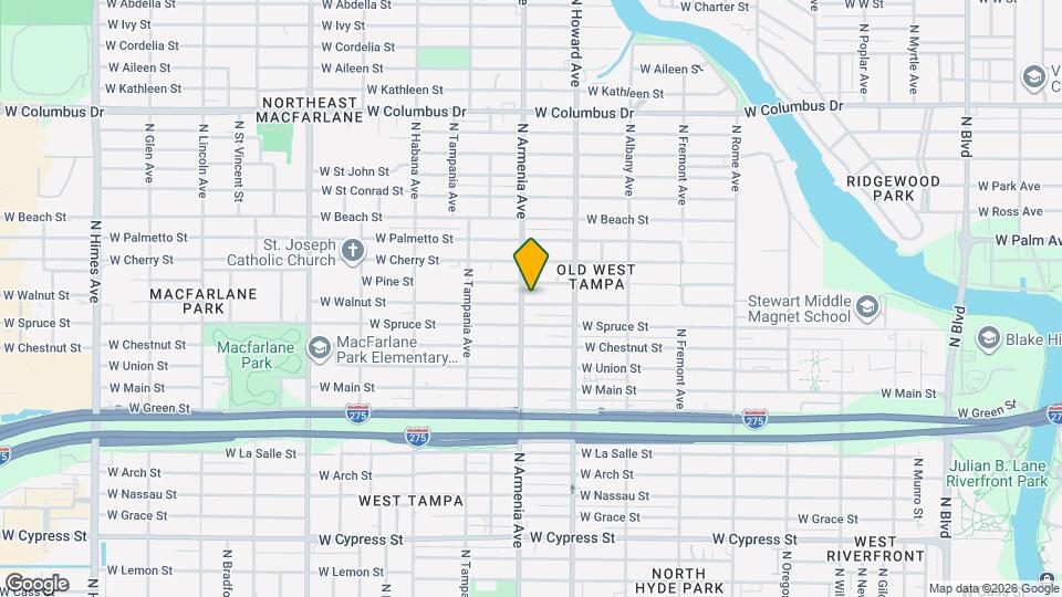 2341 W Walnut St Map and Location Details