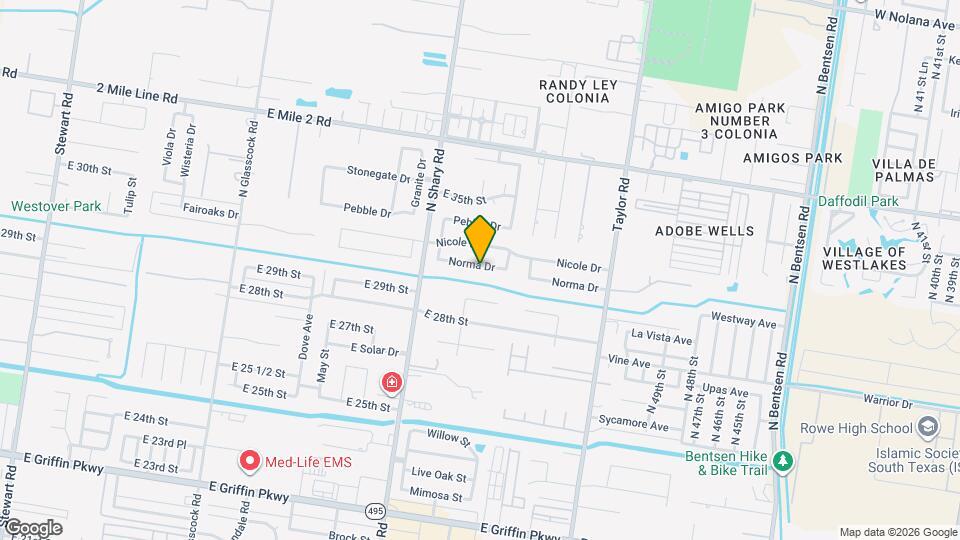 2418 Norma Dr Map and Location Details